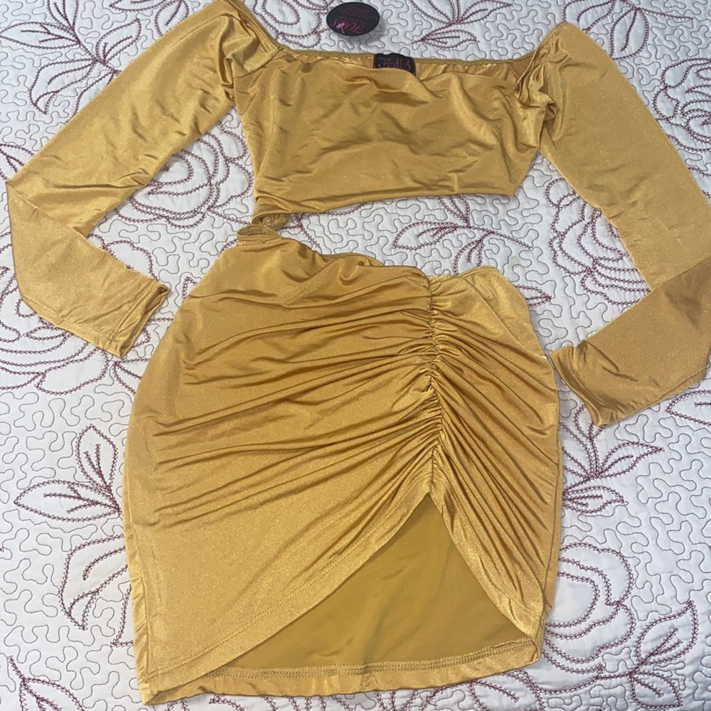 Golden Goddess Dress😍✨